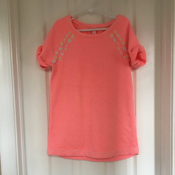 BEAUTIFUL Cherokee Girls Salmon Top Sz L (10/12) - Picture 1 of 3